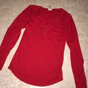 Red Long Sleeve Shirt